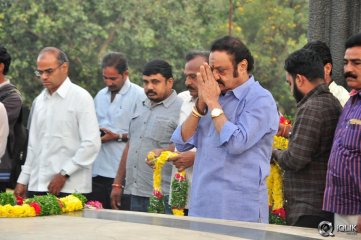 NTR Family Visit to NTR Ghat 2016